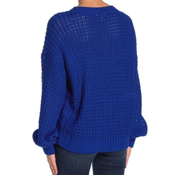 Abound Textured Blouson Sleeve Sweater Size L - Picture 2 of 8